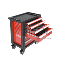Шафа з інструментами на колесах YATO 97.5 x 76.5 x 46.5 см з 6 шухлядами 177 шт