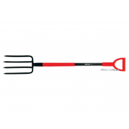 Вила садові з металевою ручкою YATO 120 см 18 х 28 см 4 зуба