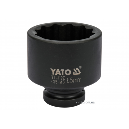 Головка торцева ударна дванадцятигранна YATO 1