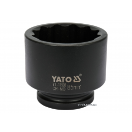 Головка торцева ударна дванадцятигранна YATO 1