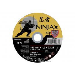 Диск відрізний по металу та нержавіючій сталі NINJA ТМ 