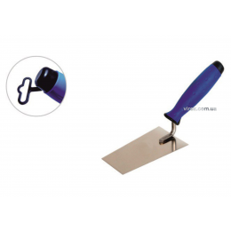 Кельма трапецевидна з нержавійки PROFI ТМ VIROK 180 мм двокомпонентна ручка