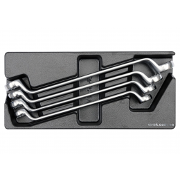 Вклад до інструментальної шафи YATO ключі накидні вигнуті 21х23/24х27/25х28/30х32 мм 4 шт
