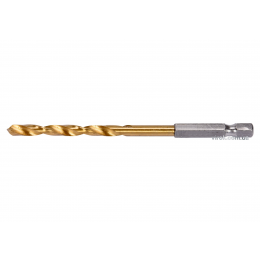 Свердло по металу з шестигранним хвостовиком 1/4