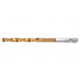 Свердло по металу з шестигранним хвостовиком 1/4