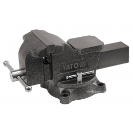 Лещата слюсарні YATO обертові з наковальнею 200 мм 29.5 кг