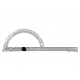 Кутомір-транспортир з лінійкою YATO 120 х 150 мм