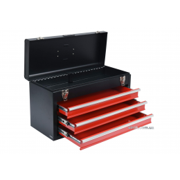 Ящик для інструментів металевий YATO з 3 шухлядами 218 х 300 х 520 мм