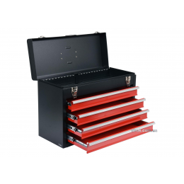 Ящик для інструментів металевий YATO з 4 шухлядами 218 х 360 х 520 мм