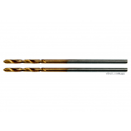 Свердло по металу титанове YATO 1.5 x 40/18 мм HSS-TIN 2 шт