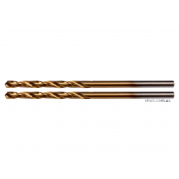 Свердло по металу титанове YATO 2.5 x 57/30 мм HSS-TIN 2 шт