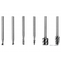 Набір фрез по металу для мінішліфмашини STHOR HSS 3.2 мм 6 шт