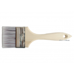 Пензель малярний плоский воскований 76 мм SUPER PROFI TM VIROK три види щетини