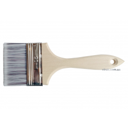 Пензель малярний плоский воскований 90 мм SUPER PROFI TM VIROK три види щетини