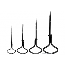 Бури ручні по дереву VOREL 2, 3, 4, 5 мм 100-140 мм 4 шт