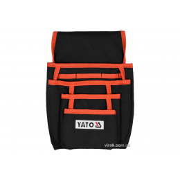 Сумка на пояс для інструментів і цвяхів YATO з кишенями
