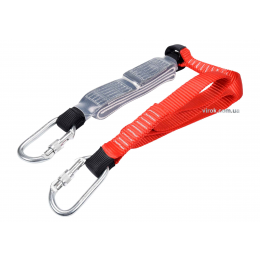 Строп страхувальний з амортизацією YATO 180 см x 30 мм з поліестеру + 2 карабіни