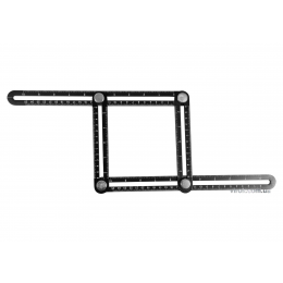 Шаблон-лінійка для перенесення вимірів алюмінієвий YATO 250 х 150 мм