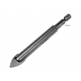 Свердло по склу і кераміці STHOR 12 x 100 мм HEX-1/4