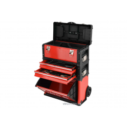 Валіза-візок з інструментами на колесах YATO з 3 секціями 78 шт