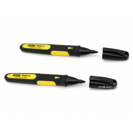 Маркер чорний перманентний STANLEY 