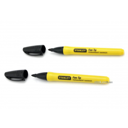 Маркер чорний перманентний STANLEY 