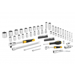 Набір головок торцевих і викруткових насадок STANLEY 1/4