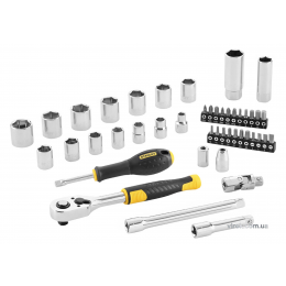 Набір торцевих головок і викруткових насадок STANLEY 3/8