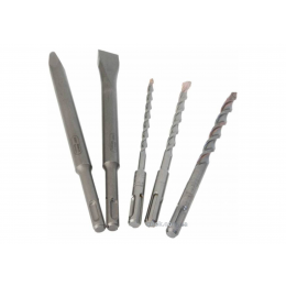 Набір свердл SDS-Plus AEG 6, 8, 10 мм 160 мм + долота 200 мм і 200 x 20 мм 5 шт в футлярі (4932352653)