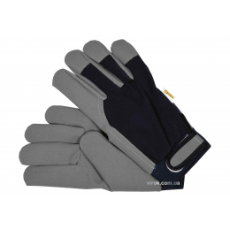 Рукавиці робочі VOREL бавовна + екошкіра розмір 10