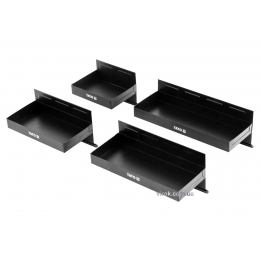 Полиці магнітні YATO L x W x H - 31/ 27/ 21/ 15.5 x 12 x 11.5 см 4 шт