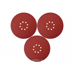 Круг шліфувальний з наждачного паперу з липучкою YATO 225 мм Р240 до YT-82340 і YT-82350 3 шт