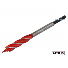 Свердло по дереву YATO 14 x 165 мм HEX- 1/4