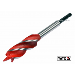 Свердло по дереву YATO 22 x 165 мм HEX- 1/4