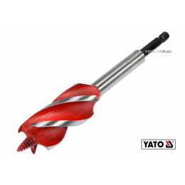 Свердло по дереву YATO 25 x 165 мм HEX- 1/4