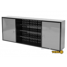Шафа настінна для майстерні VOREL 1580 х 265 х 630 мм з лакованої бляхи 0.8-1 мм