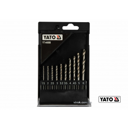 Набір свердл по металу YATO 1.5-6 мм HEX-1/4