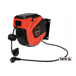 Подовжувач електричний на котушці YATO 10 м 1.5 мм² 3-жильний