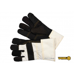 Рукавиці робочі VOREL бавовна + екошкіра розмір 11