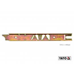 Шаблон для заточування обмежувача глибини зубів ланцюгів YATO 150 х 13 х 1 мм 0.65 мм кут 10°/30°/35°