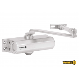 Дотягувач дверей механічний VOREL 40-65 кг 180° 182 х 42 х 63 мм