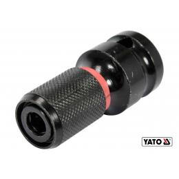 Перехідник ударний для викруткових насадок YATO 1/2