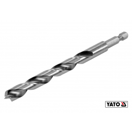 Свердло по дереву спіральне YATO Ø10 x 100/60 мм HEX 1/4