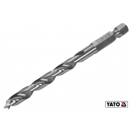 Свердло по дереву спіральне YATO Ø6 x 90/55 мм HEX 1/4