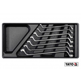 Вклад до інструментальної шафи YATO: ключі накидні 7шт, 6х7, 8х9, 10х11, 12х13, 14х15, 16х17,18х19мм