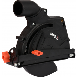 Кожух пилозахисний YATO до КШМ на диск Ø125 мм, глибина різу 32 мм, діапазон 28-36 мм