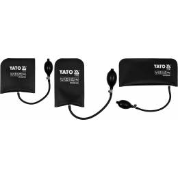 Подушки монтажні надувні YATO навант.- 135 кг, висота- 50 мм, 270х130/ 165х150/ 190х110 мм, 3 шт.