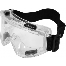 Окуляри захисні з вентиляцією YATO прозорі з регульованим еластичним паском
