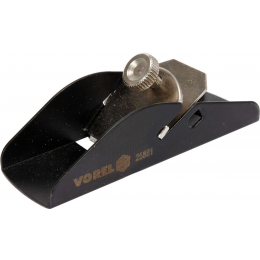 Рубанок модельний міні VOREL, металевий корпус 90х 29 мм, ніж- 26 мм