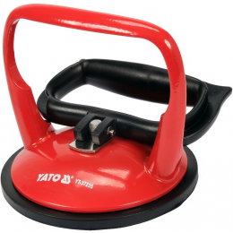 Присоска для монтажу скла одинарна YATO: чашка Ø= 125 мм, m= 60 кг